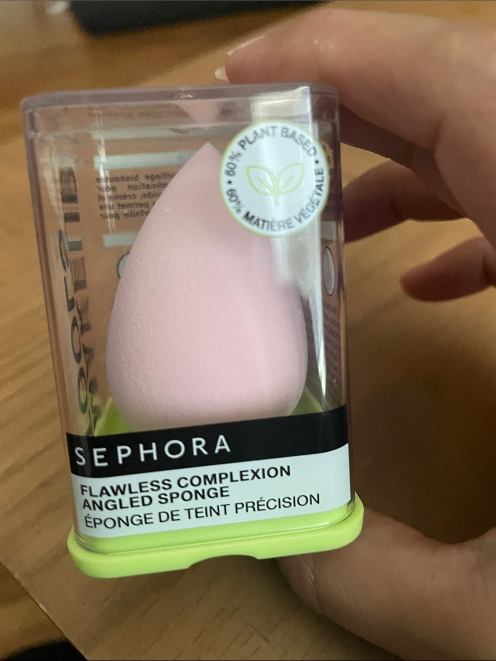Sephora Pink Angled Makeup Sponge Teardrop Blender